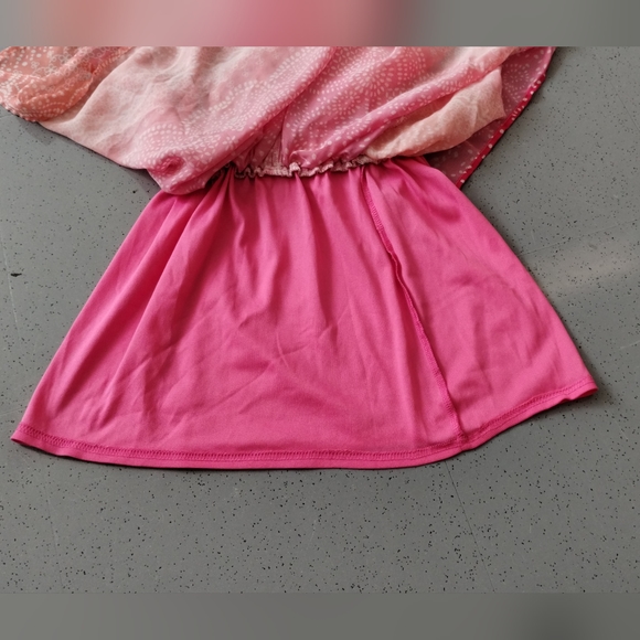 Est 1989 Place Girl Beautiful Bright Pink Skirt Pixie Boho cottage core Flowy - Picture 8 of 9